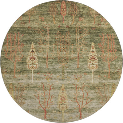 Premium Machine Washable Mayfield AMF1922 Floral Rug