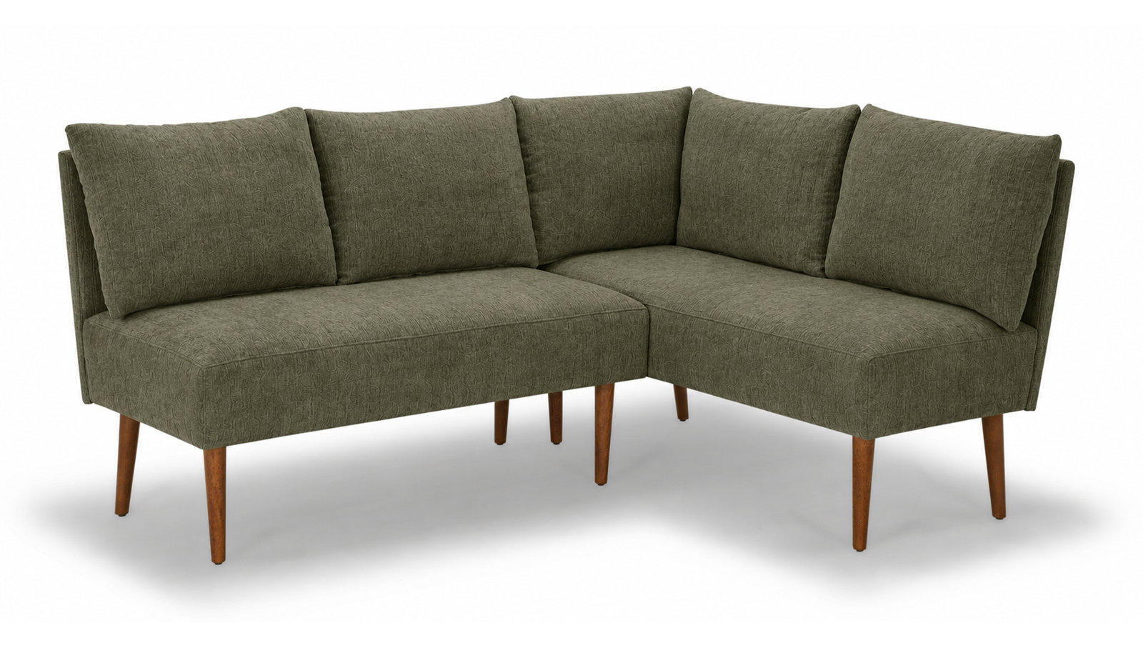 Nalaya 74" 2-Piece Dining Bench, Olive Green