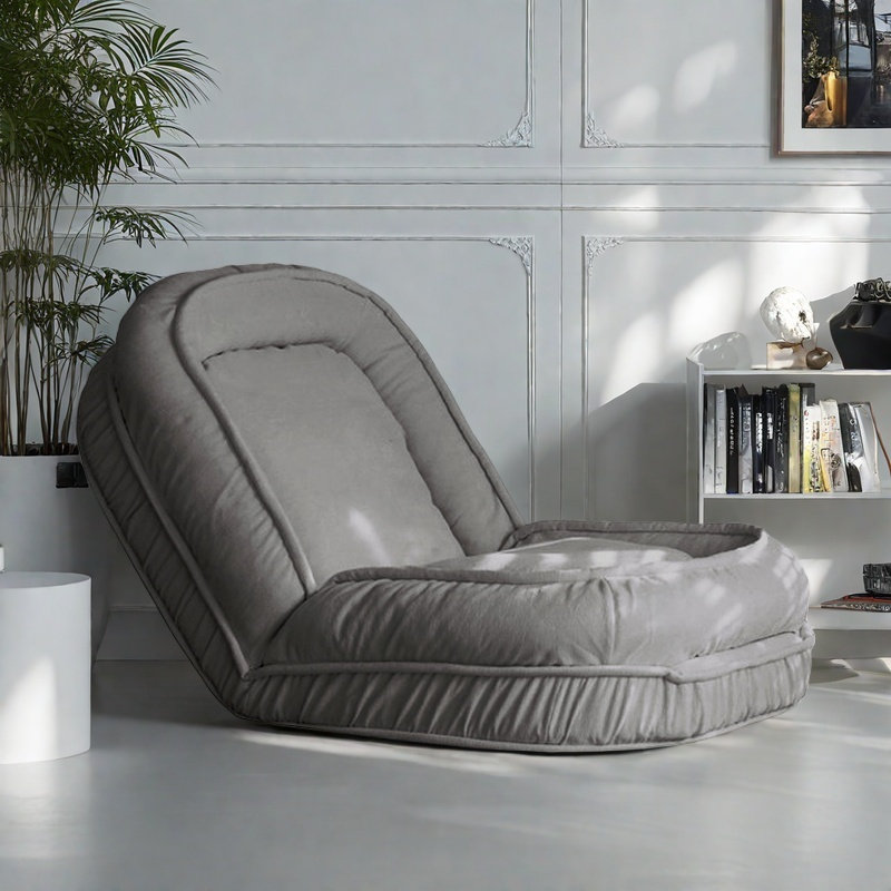 Canapé pliant rétro minimaliste, Gris chenille