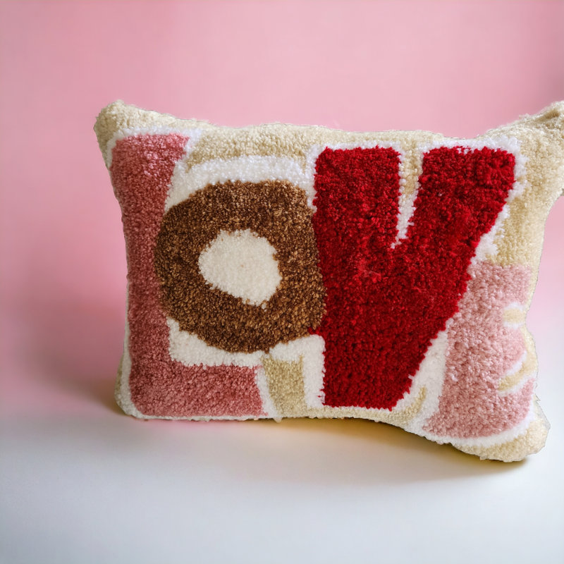 Cotton Lumbar Rectangular Pillow Cover & Insert