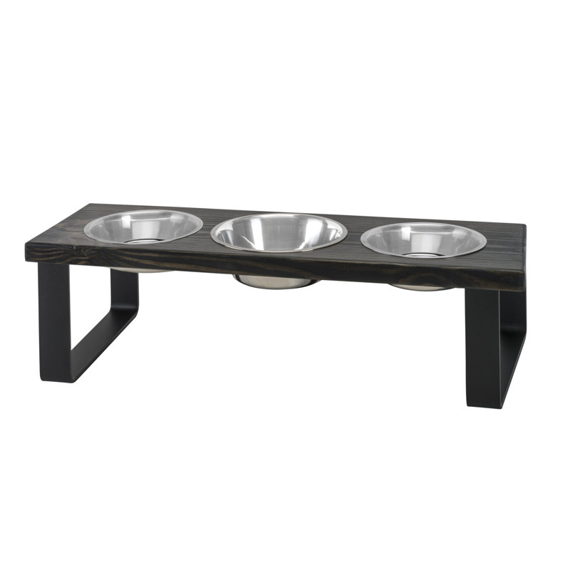 Elevated Feeder, Medium (10"), Ebony