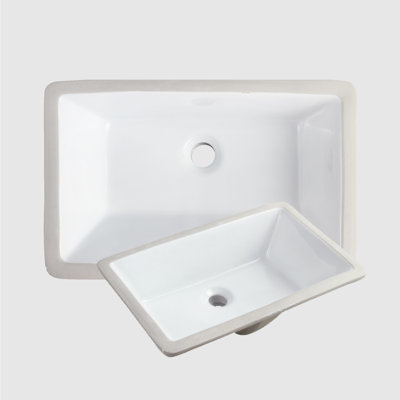 NOBLE 1913W Rectangular Undermount Bathroom Sink