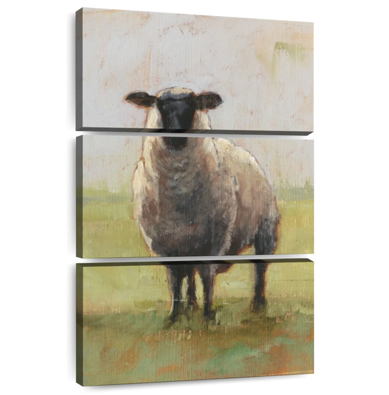 Brampt Away From The Flock I, 65" H x 42" W