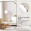 Miroir de salle de bain Modern Cadre en acier inoxydable-844462436-864994805
