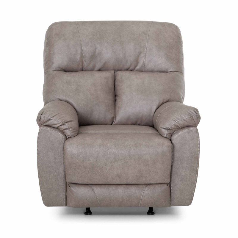 Manual Recliner in Chestnut,  Chestnut Polyester