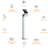 LED Solar Pathway Light XSolar GL-S Silver with Motion Sensor 117.8 cm Height Adjustable-34143454