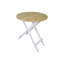 No Assembly Required 100% Solid Wood Round Folding Table