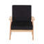 Fauteuil d'appoint en velours Bleona-107227489