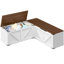 Banc de rangement en L Farmhouse