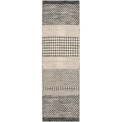 Tapis noir / beige Devin Southwestern