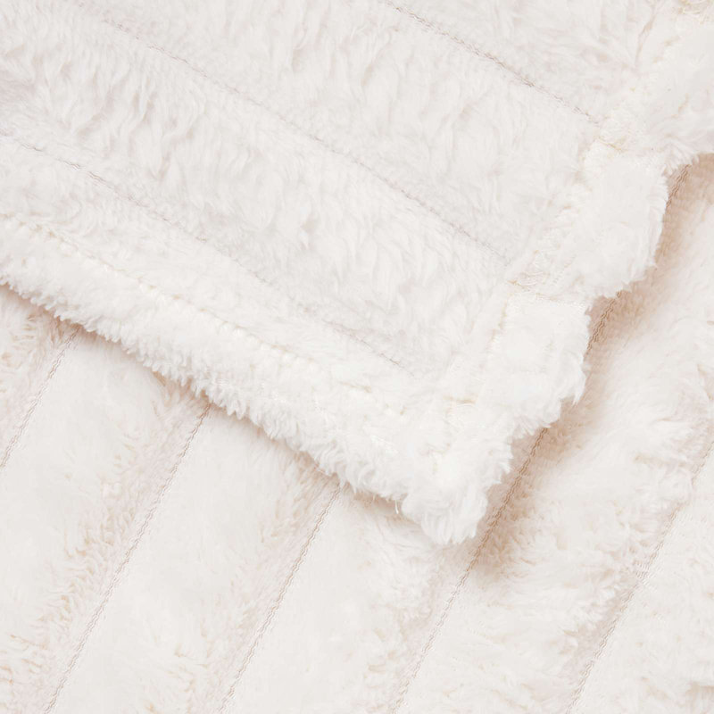 5.1-42 Throw Blanket, Cream, 150cm x 130cm