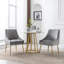 Chaise d'appoint en velours 21,25 po Khivi-834830319