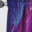 Panneau de rideau abstrait, motif de marbre bleu mauve occultant - Volcan de marbre transparent bleu et mauve IV-1986504902