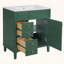 Meuble-lavabo autoportant de 30 pouces avec lavabo, porte à fermeture douce et 2 tiroirs pour un rangement spacieux et une conception moderne-2013646798