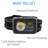 1.35'' Battery Powered Integrated LED Color Changing Headlamp