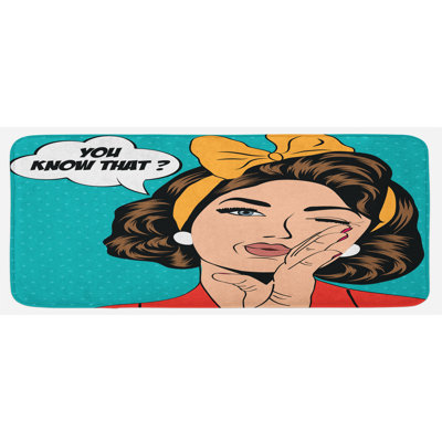 Tapis de cuisine femme