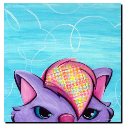 Art sur toile kitty par sylvia masek
