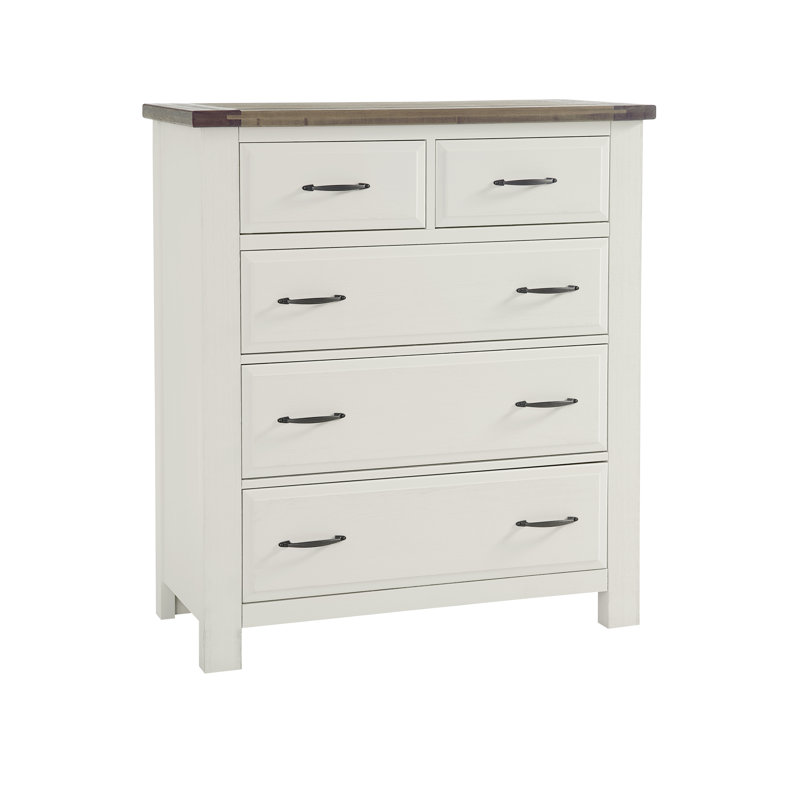 Solid Wood 42 " W 5 - Drawer Dresser