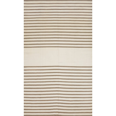 Hand Woven Cotton Striped Area Rug