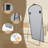 Jovitah Aluminium Arch Floor Mirror-1165743378