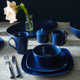 Noritake Colorscapes Swirl 4-Piece Square Place Setting, Service for 1
