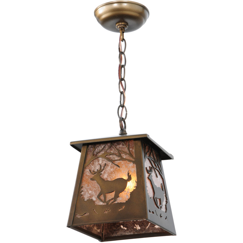 Luminaire suspendu géométrique 1 lumières lanterne