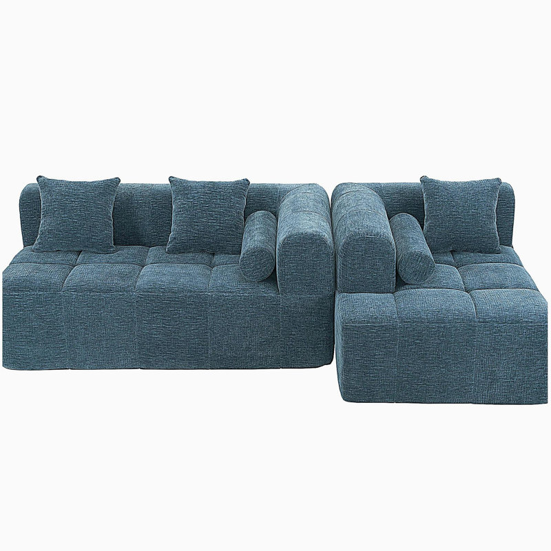 Canapé-lit 101,2 "à compression complète et modulaire, Beige