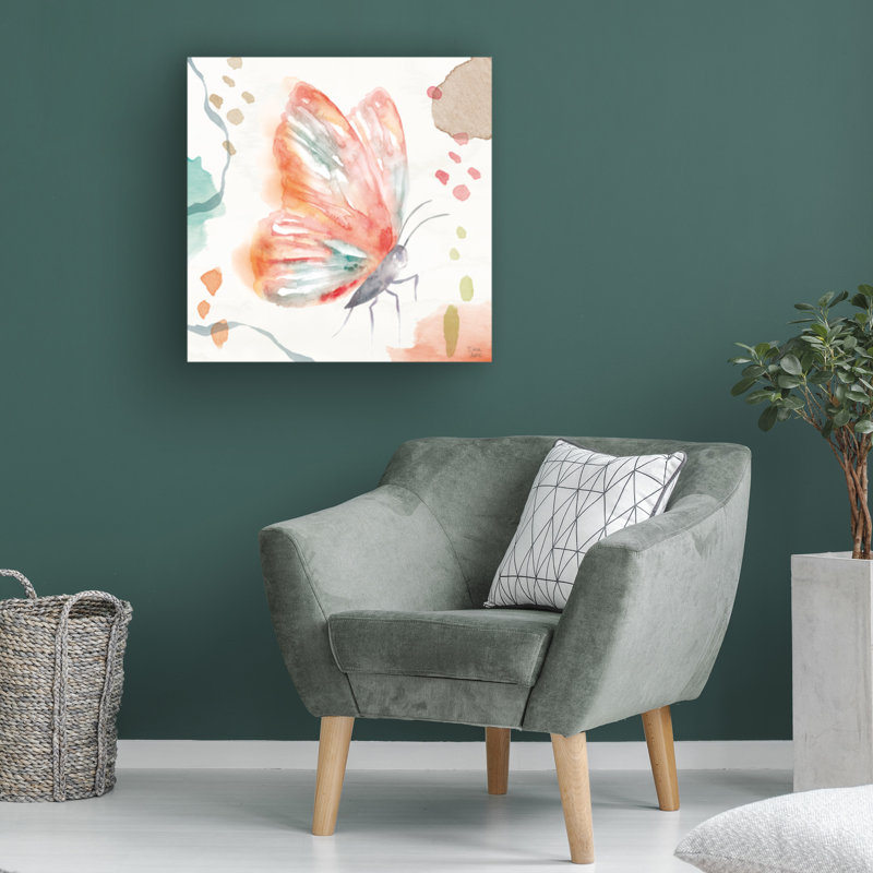 Impression de Dina June «Winged Whisper II» par Dina June, H 18 po x l 18 po x P 1 po