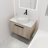 Modern Float Bathroom Vanity With Ceramic Basin