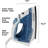 BLACK+DECKER Easy Steam Compact Iron for Clothes, Automatic Shutoff, Nonstick Plate, Light Weight, 1200 Watts