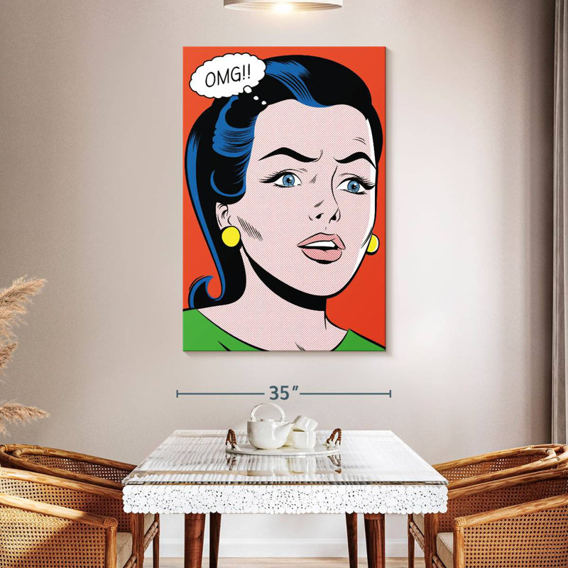 Leisha OMG, 24" H x 16" W