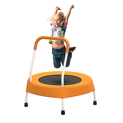 28Inch Toddler Trampoline For Kids 1 Year Plus With Handle