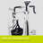 Single Pole Wall Mounted Bike Rack