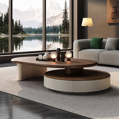 Minimalist Retro Expandable Coffee Table