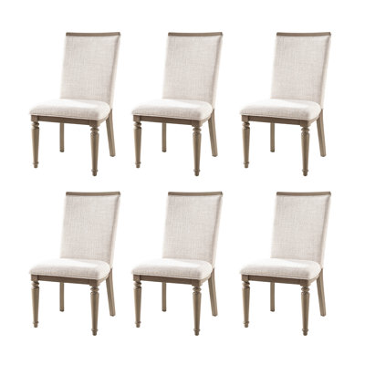 Claudio 20''W Transitional Upholstered High Back Dining Chair with Upholstered Back