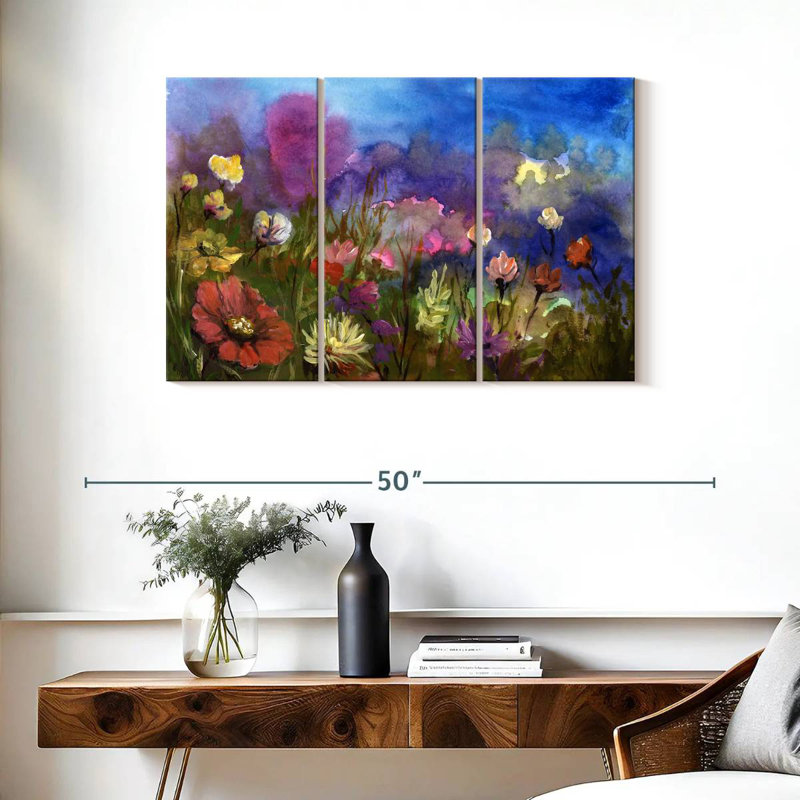 Champ de fleurs Alvord, H 24 po x l 38 po