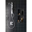 Douche spa Moen avec douche à effet pluie, douche à main et station d'accueil magnétique-49142769