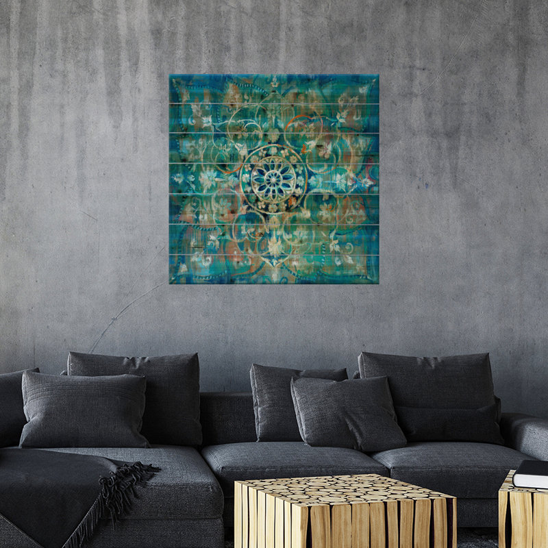 Mandala en bleu I