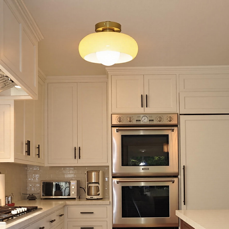 Verre semi-encastré beige, H 9,84 po x l 11,02 po x P 11,02 po