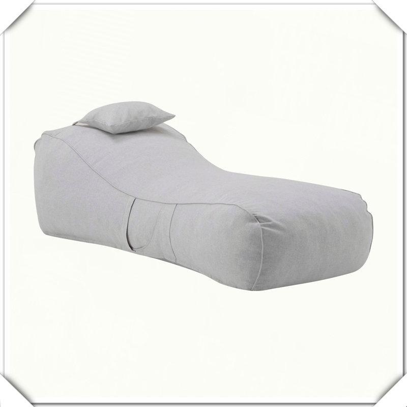 Fauteuil à billes d'extérieur durable, Gris clair