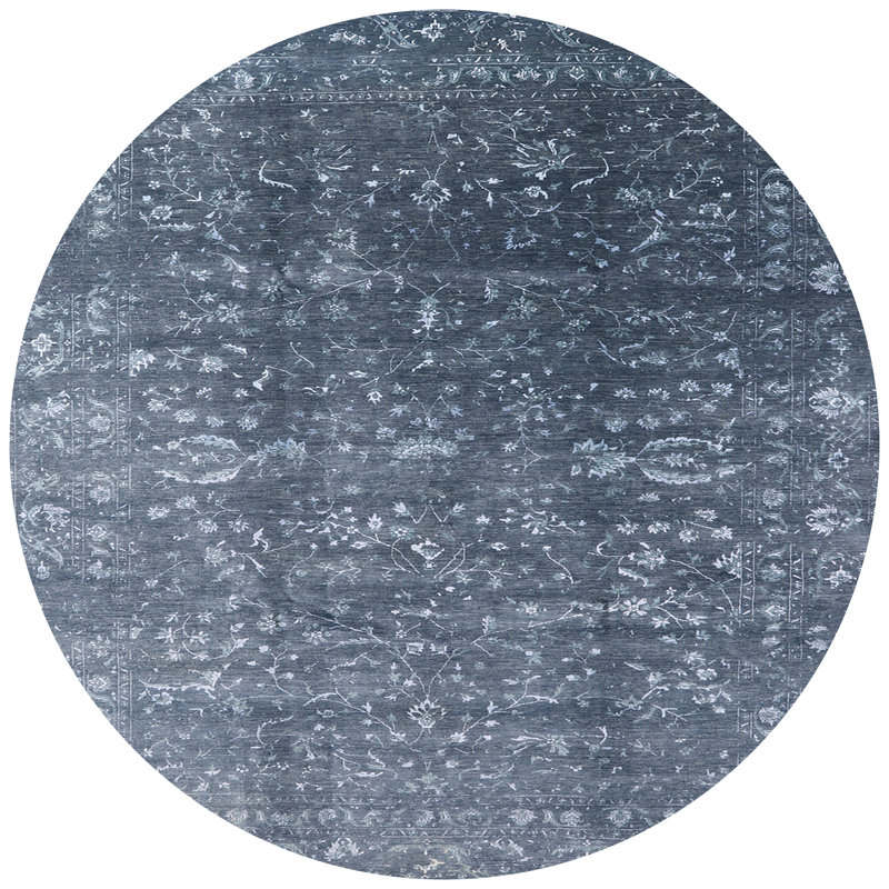 Husby Oriental Indoor Rug, Round 8'