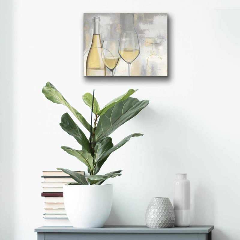«Taste recours blanc I» par James Wiens, art mural en verre acrylique, L 16 po x H 12 po