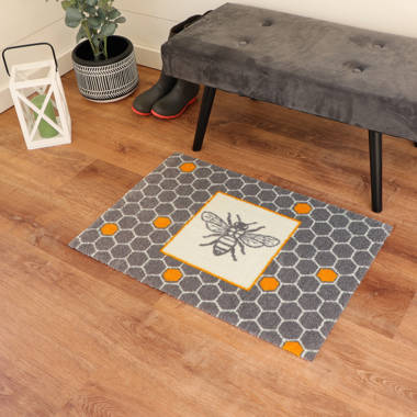 Liora Manne Frontporch Flora Bee Kitchen Mat