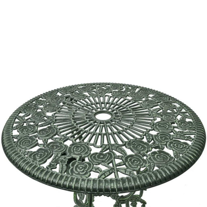 Round 2 - Person 23.2" Long Bistro Set, Green