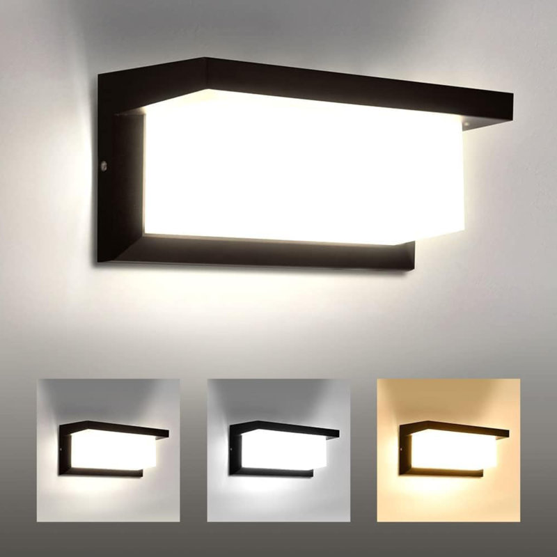Matte Black 13.5cm H Outdoor Sconce
