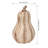 Chevron Pumpkin Decor Set/2