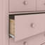 Commode Dolly à 4 tiroirs, rose fleuri-388785932