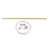 Quamel 39.37'' Metal Wall Mounted Clothes Rack