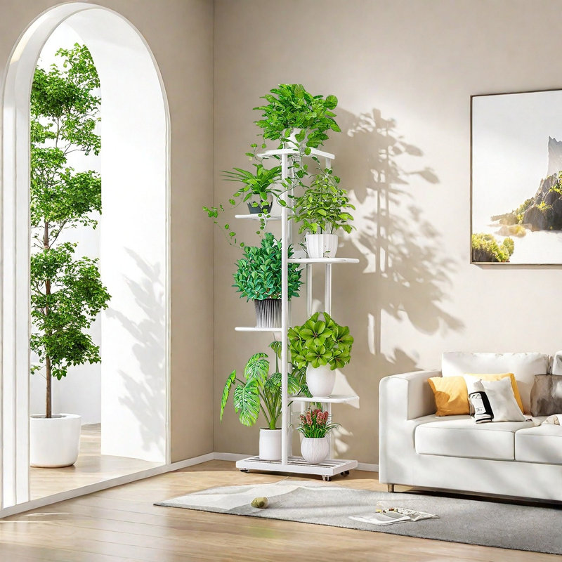 Plant Stand, White