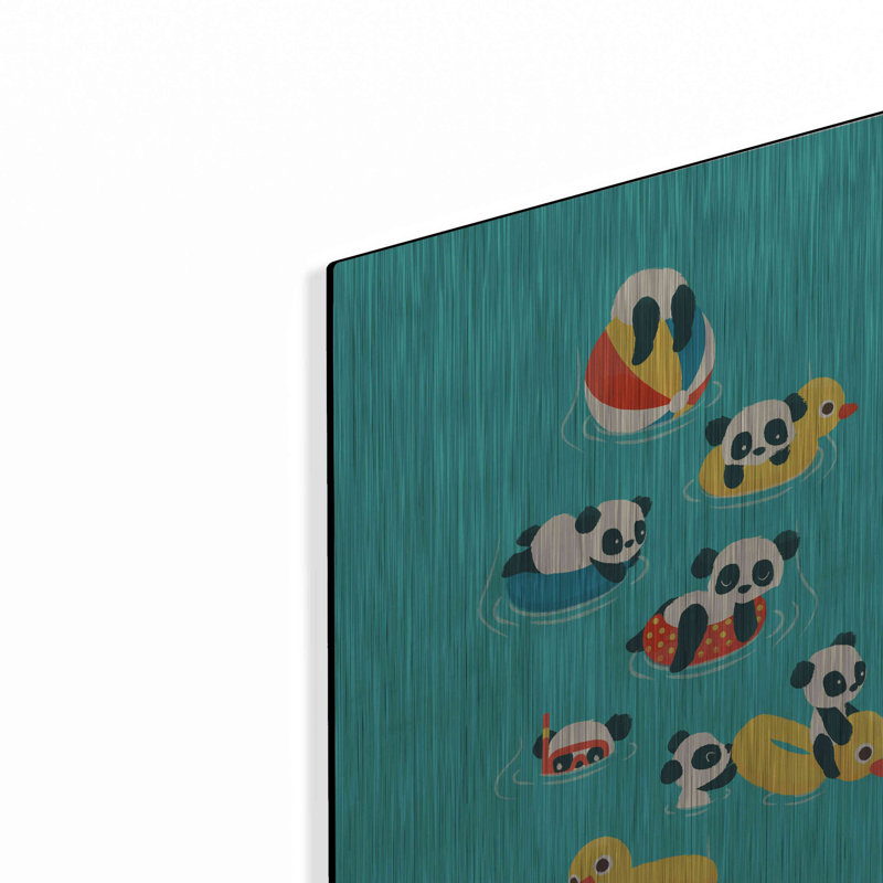 «Tubing Pandas» par Jay Fleck, H 16 po x l 12 po